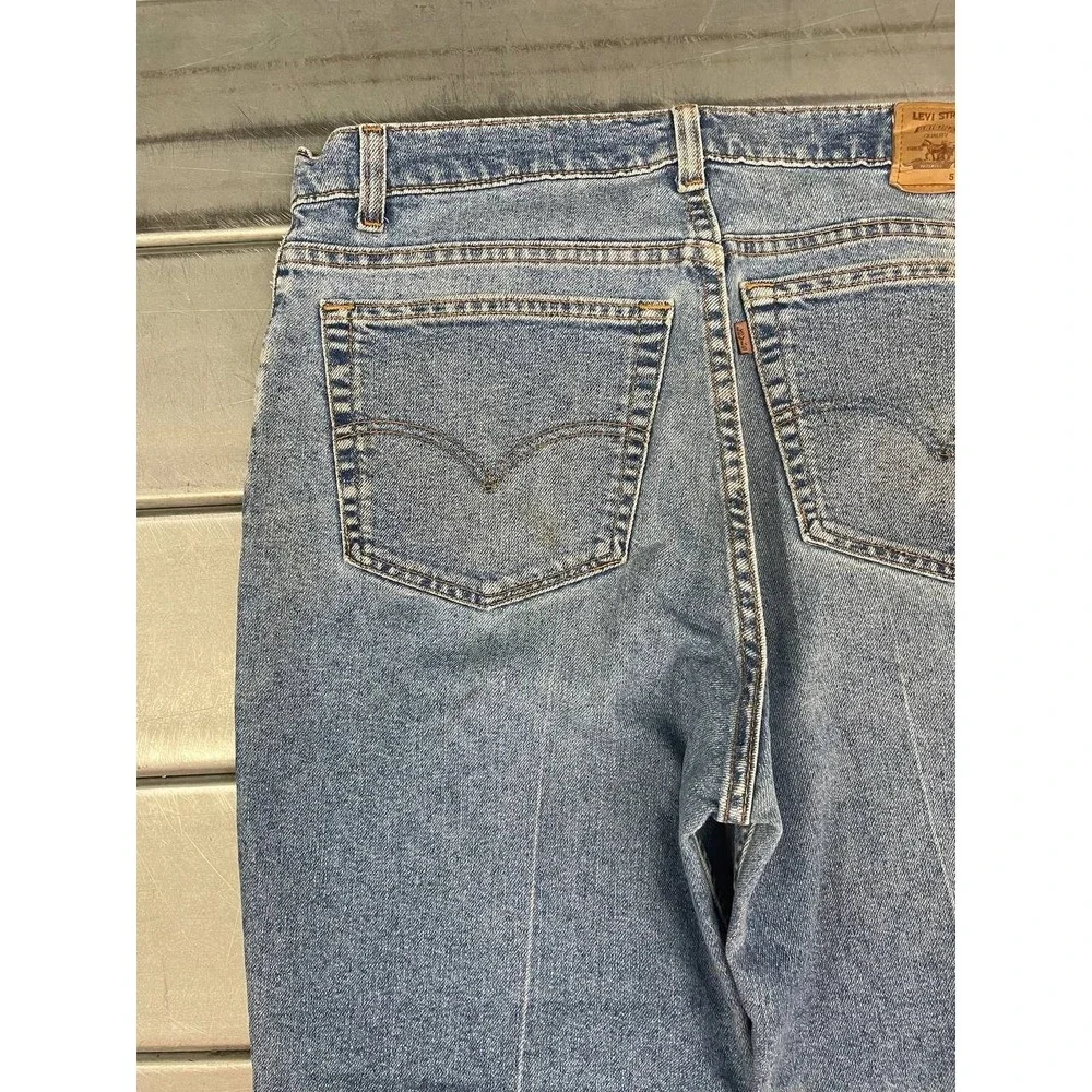 Vintage Levis 540 Jeans Mens 36x28 Blue Medium Wash Denim Faded Relaxed Straight
